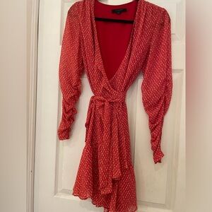 All saints wrap dress